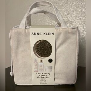 🌸 Anne Klein Bath & Body Luxury Collection Gift Set Floral Bouquet Reusable Bag